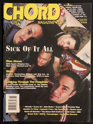 90's Hardcore Fanzine Sick Of It All NYHC Earth Crisis SXE Vision