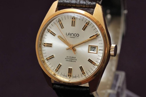 Reloj Lanco Langendorf 21 Rubis Automático Antimagnético SS Hecho en Suiza - Imagen 2 de 10