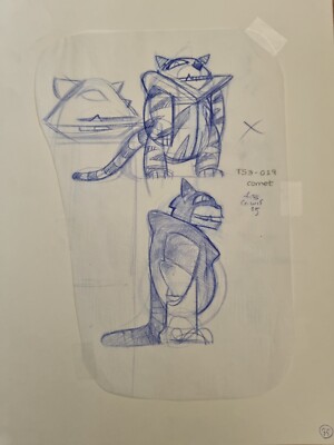 Seltene Disney TOY STORY 3 Original Animation Art Figurenzeichnung #35
