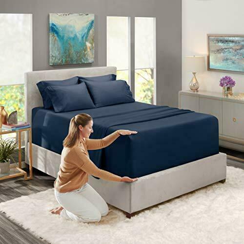 Size Sheets Deep King Navy | eBay
