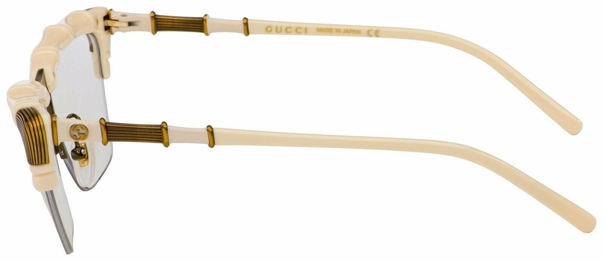 New Gucci GG0660O 002 Ivory & Bronze Eyeglasses 58/15/140 New Gucci GG0660O 002 Ivory & Bronze Eyeglasses 58/15/140  main image 2