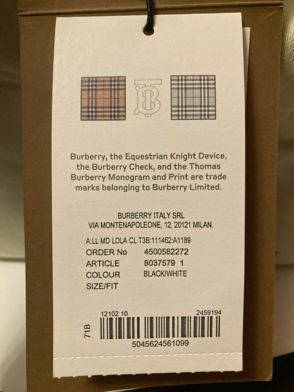 BURBERRY Lola Medium Graffiti Logo Bag image 7