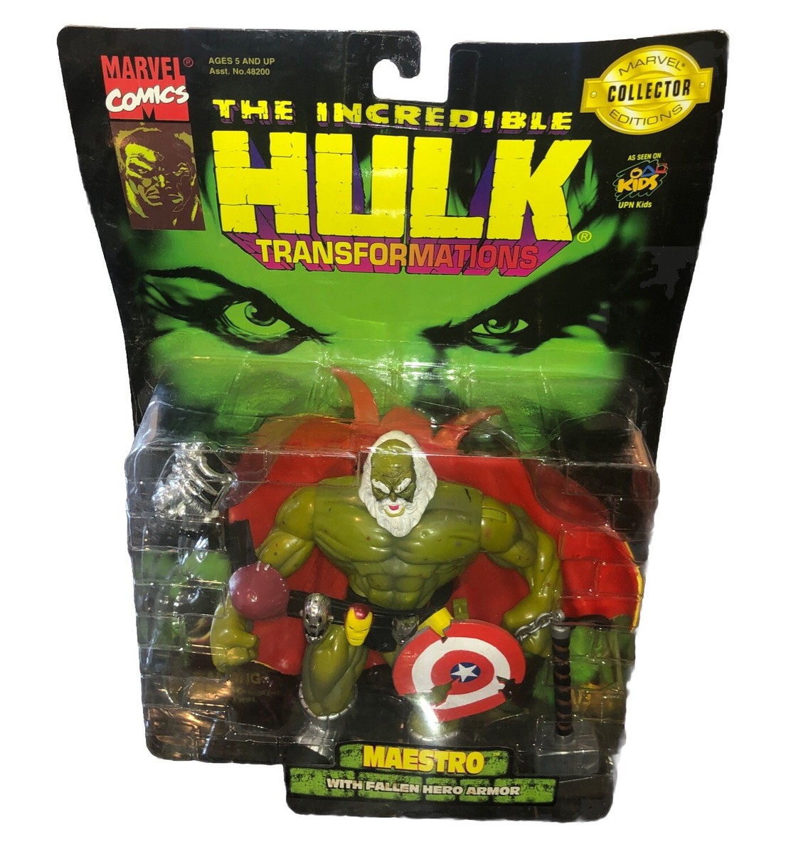 HULK フィギュア 1997 ToyBiz Marvel The Incredible Hulk ZZZAX Smash and Crash