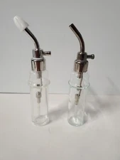 (2) Glass Nasal Atomiser Nose  ( unknown brand ) as shown 