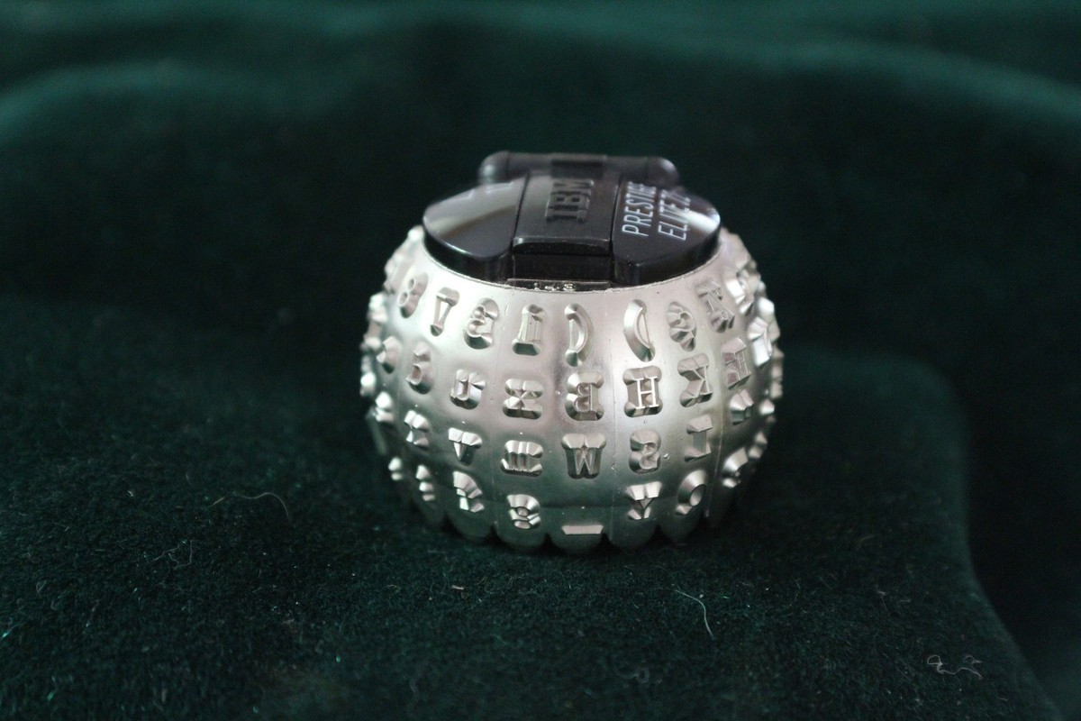 IBM SELECTRIC TYPEWRITER Font Ball Head Font Size 12 IBM PRESTIGE