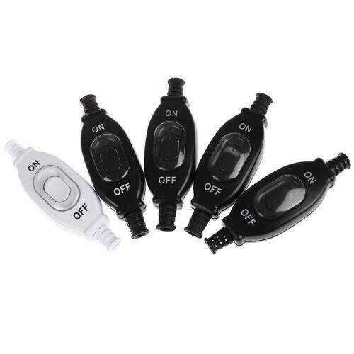 3A 250V waterproof in line switch cord switch round wire Silver contact double