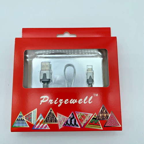 NEW Prizewell 3FT 8-Pin USB-Charging Cable for iPhone *Snake Print* - 第 1/4 張圖片