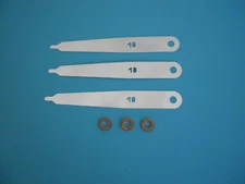 STIHL FEELER GAUGE ADJUSTMENT TOOL W/WASHERS THREE (3) NEW OEM 4 MIX VALVE FS BR