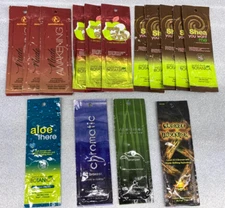 15 tanning lotion packets bronzer gold Swedish beauty California tan 