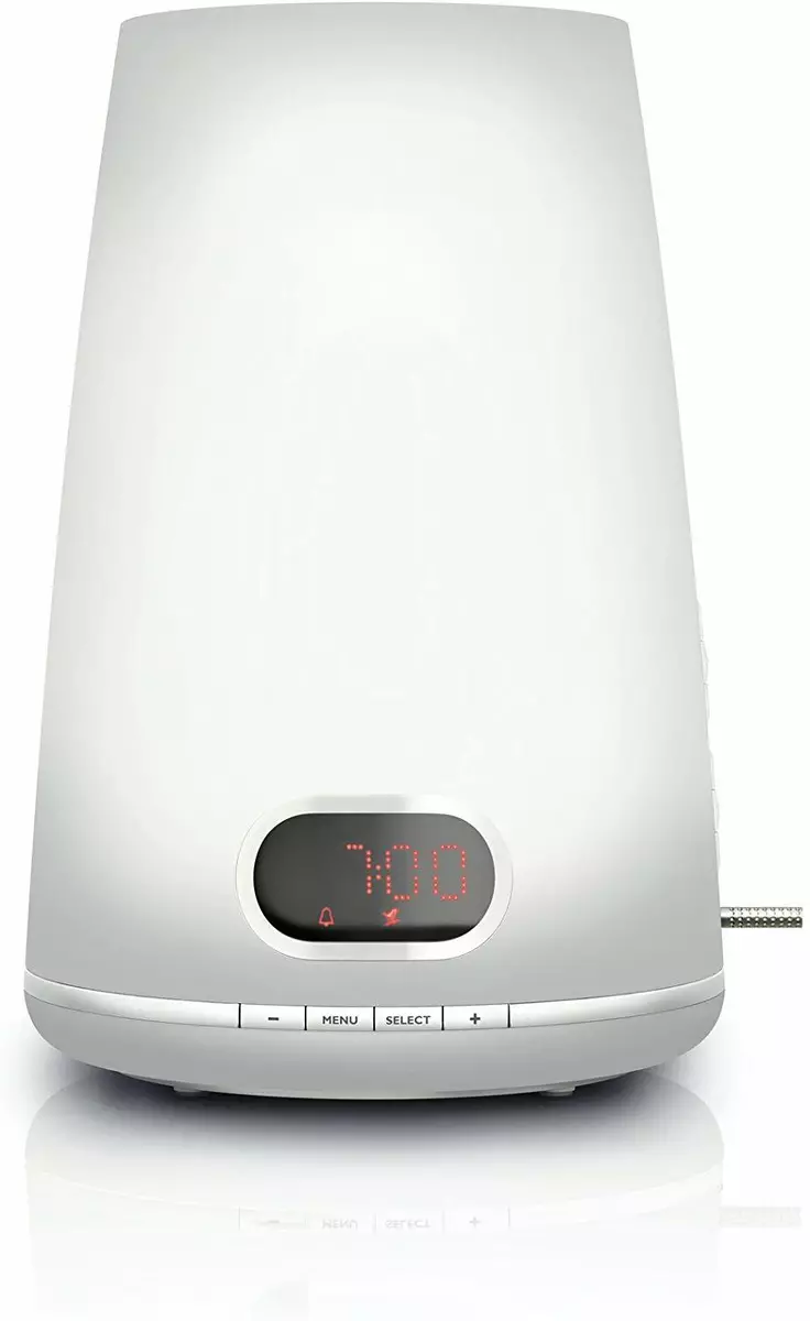 Philips HF3470 Wake-Up Naturally Light Therapy Sunrise Alarm Clock & FM  Radio