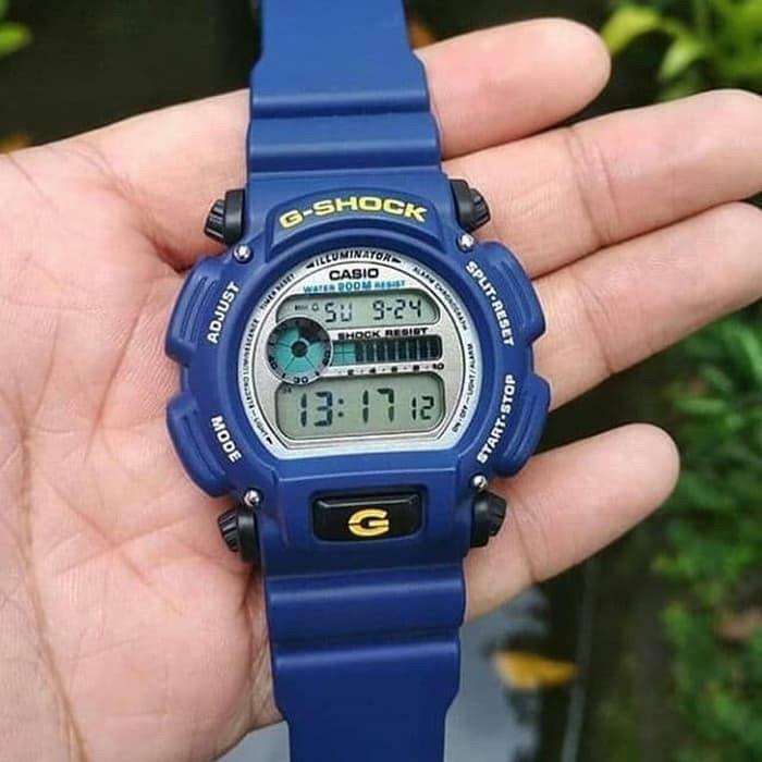 Reloj Casio G-Shock DW9052-2V Para Hombre Digital Luz de Fondo Acuatico  Azul