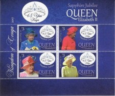 Tonga 2017 - Queen Elizabeth II Sapphire Jubilee - Miniature Sheet - MNH