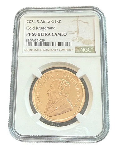 South Africa 2024 Gold 1 oz 1 Krugerrand NGC PF69UC