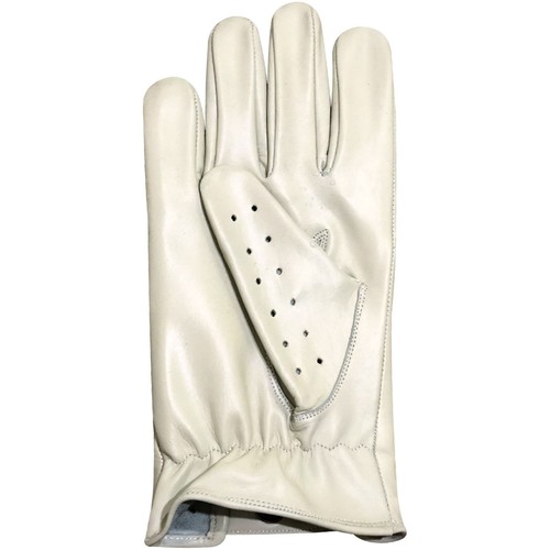 PSS Fit Retro Style Herren Leder Fahrhandschuhe ungefüttert Chauffeur 507 off white - Bild 8 von 8