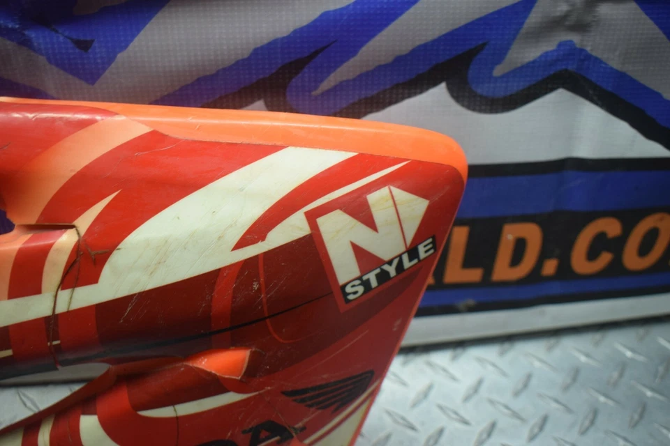 395 RIGHT RED FENDER PLASTIC 05 HONDA CRF250X CRF250 X CRF 250 BIKE FREE SHIP - Image 3 of 4