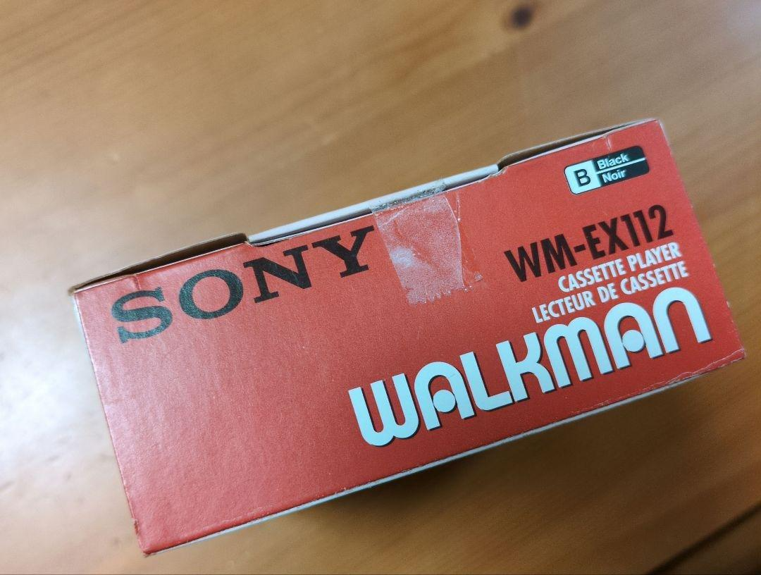 Sony Walkman WM-EX112 Black Cassette Tape Player Retro Vintage