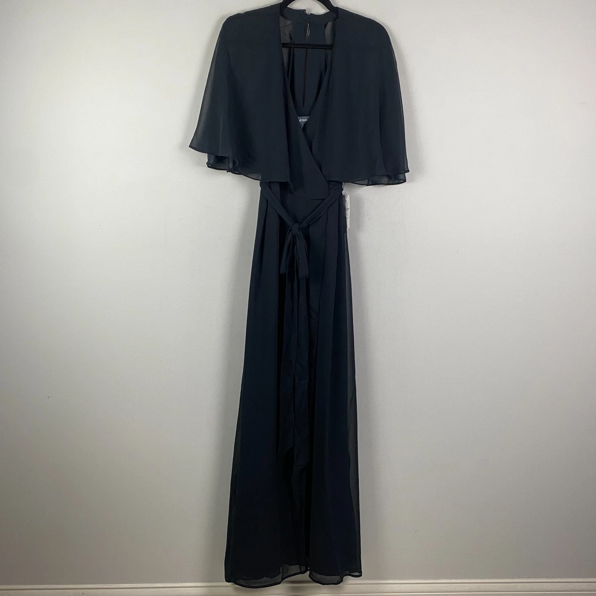 knee length dresses for ladies Bella Satin Halter Maxi Dress / Mahogany | Meshki