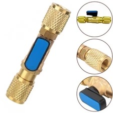 Brass Refrigeration Ball Valve Adapter Ball Valve Connector G1/4in