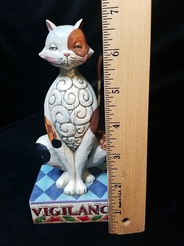 Jim Shore Heartwood Creek Vigilance - Cat Figurine V4006927 - Enesco 2006 - Picture 2 of 6