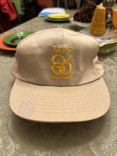 Vintage World Expo 86 Vancouver Trucker Hat Tan