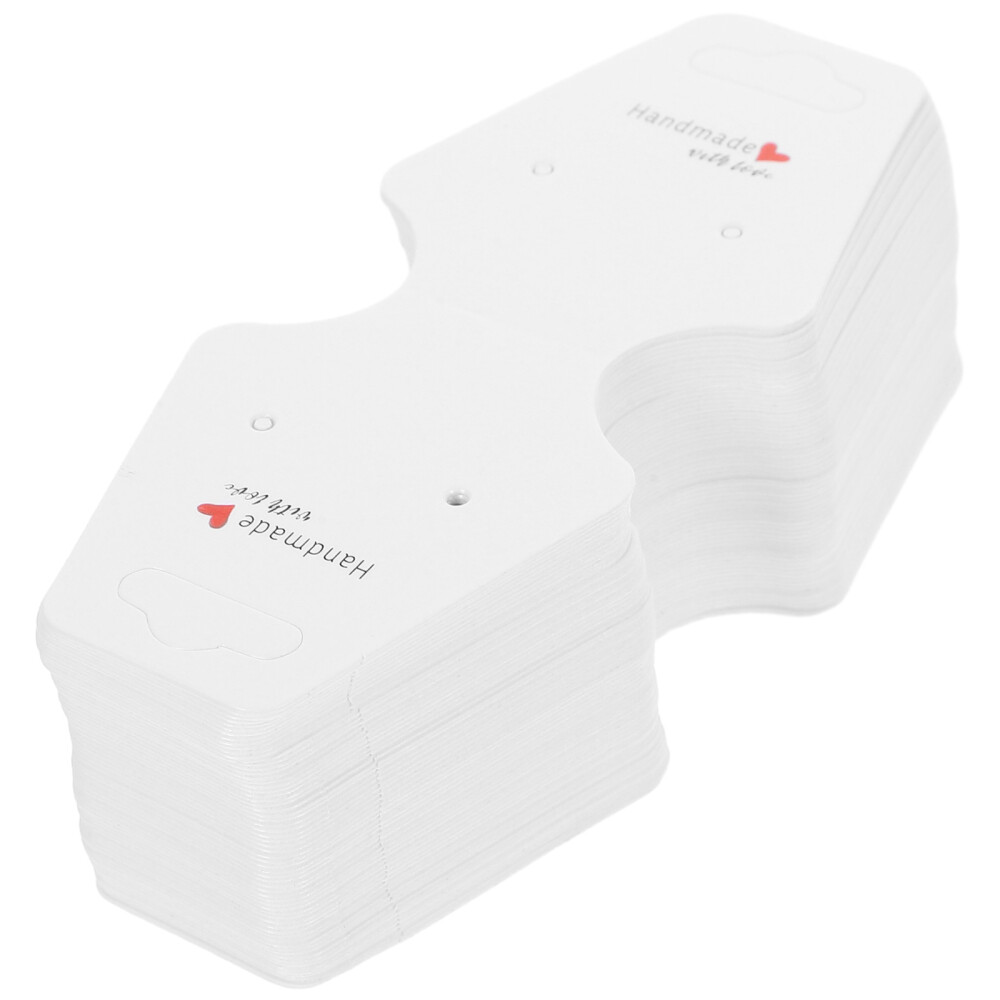 100 Stück Schmuck Display Karten - Selbstklebend Für Halsketten Armbänder Ohrringe