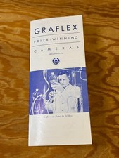 Graflex Graphic 22 23 35 34 45 Cameras Vintage 1956 Catalog Price Guide Brochure