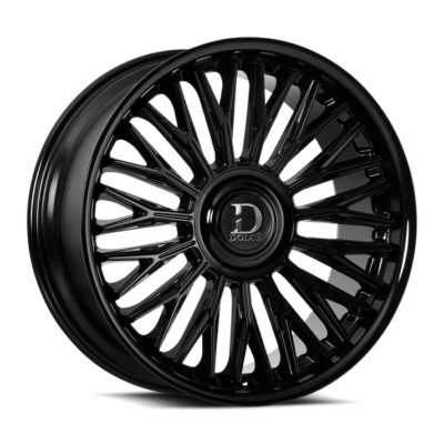 DOLCE Luxury Lusso Rim 24X10 6X139.7 Offset 35 Gloss Black (Quantity of 1)