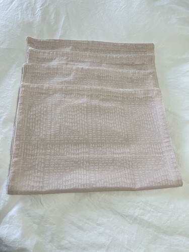 Indaba Place Mat Set Of 4~ Pale Pink~ Cotton~ Bohemian - Picture 7 of 10
