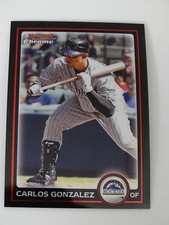 2010 Bowman Chrome #29 Carlos Gonzalez Colorado Rockies Baseball Card