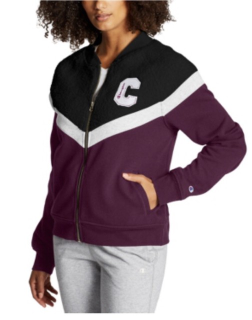 sherpa lined stadium jacket