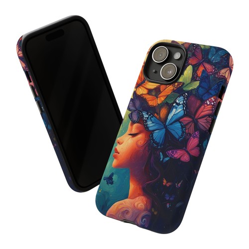 Butterflies Girl Beauty Phone Case for iPhone, Samsung Galaxy, Pixel - 第 59/240 張圖片