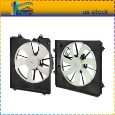 For 2011 2012 2013-2017 Honda Odyssey A/C Radiator Cooling Fan and Condenser Fan