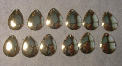 Lot of 12 Worth Mfg No 4 Nickel Colorado Spinnerbait #4 Blades 93824