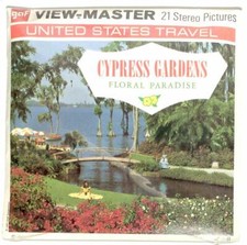 CYPRESS GARDENS Winter Haven FLORIDA 3d View-Master 3 Reel Packet NEW SEALED