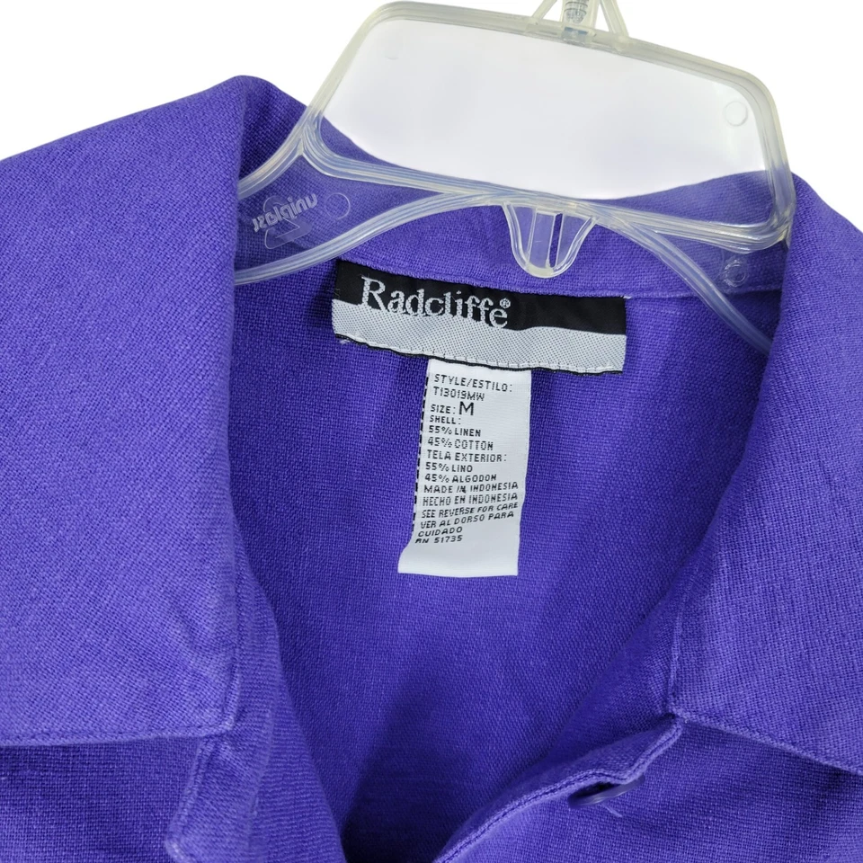 Blusa De Colección Botón Púrpura Med Cottagecore Luz Academia Retro Minimalista Elegante Foto 2 de 4