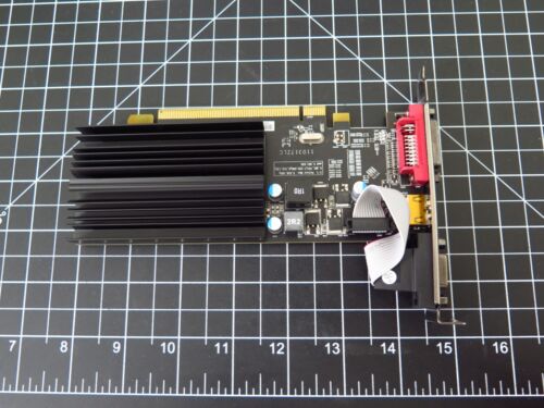 Tarjeta gráfica de video de escritorio silenciosa XFX HD 5450 1 GB PCIe x16 GPU con soportes LP - Imagen 10 de 18