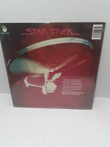 Star Trek book and record set LP vinyl 1979 VG+ BR522 Peter Pan Records sealed - Picture 2 of 3