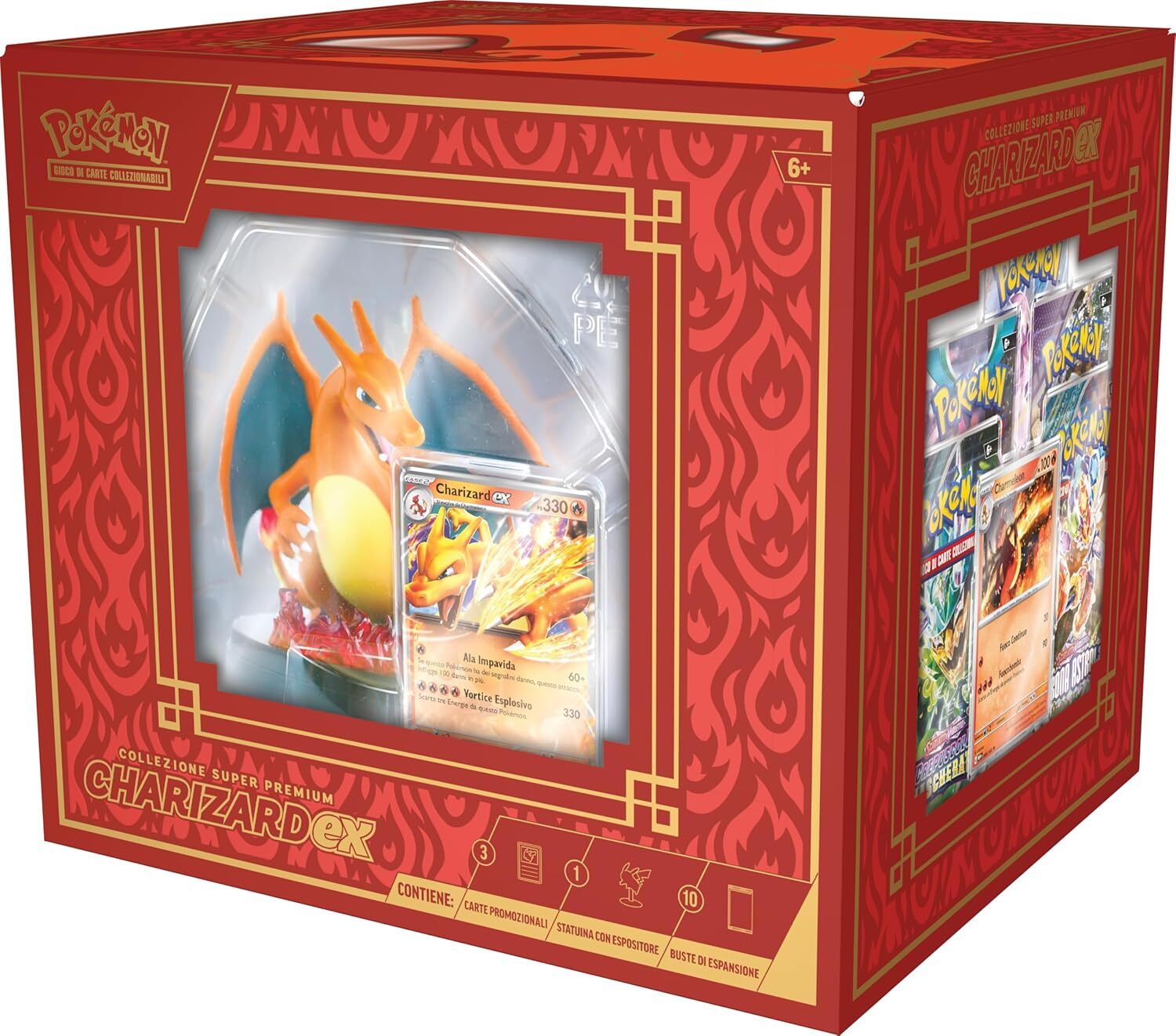 Pokémon Collezione Super Premium Charizard EX, originale, edizione in italian...