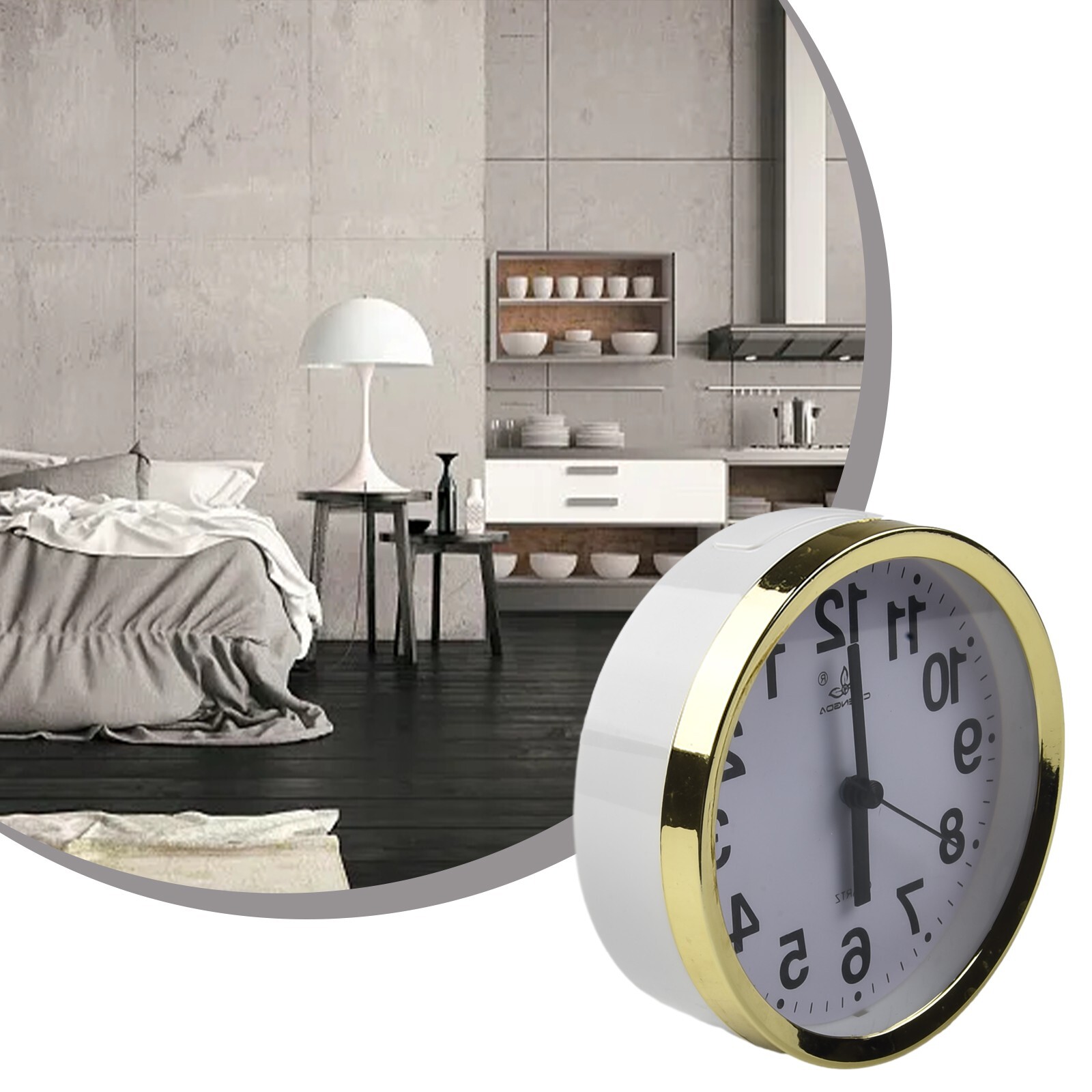 Premium Student Alarm Clock for Late Nights Compact Design Loud