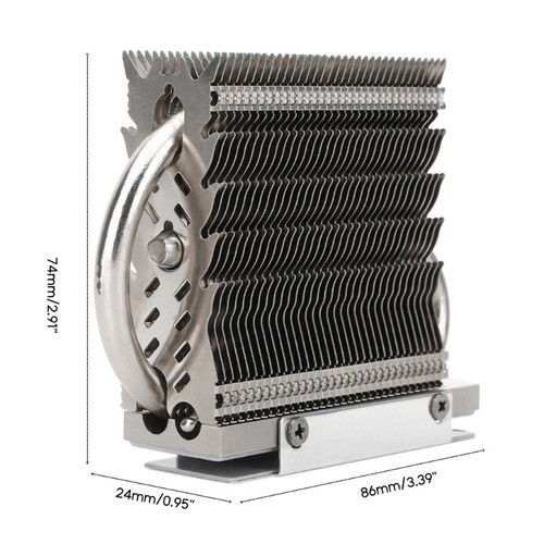 HR-09 2280 Pro Radiator SSD Cooler Fully Electroplated Aluminum SSD Heat Sink - Afbeelding 8 van 10