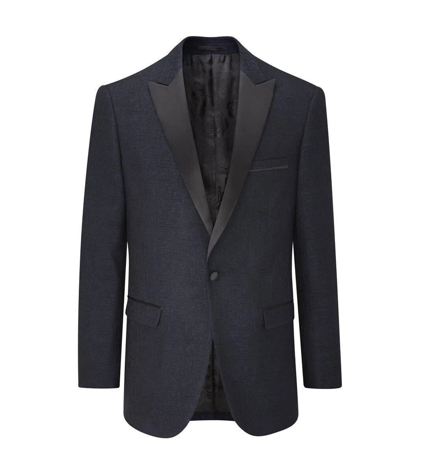 Chaqueta De Cena Azul Skopes Para Hombre Talla 34-62 Traje Formal - Imagen 4 de 4