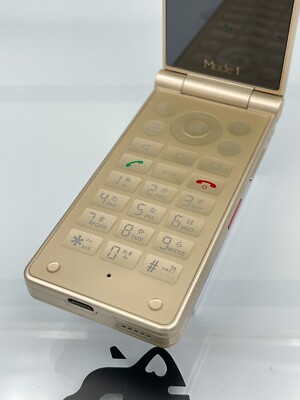 FREETEL MODE1 RETRO II Android Flip Phone Black MD-06P Unlocked