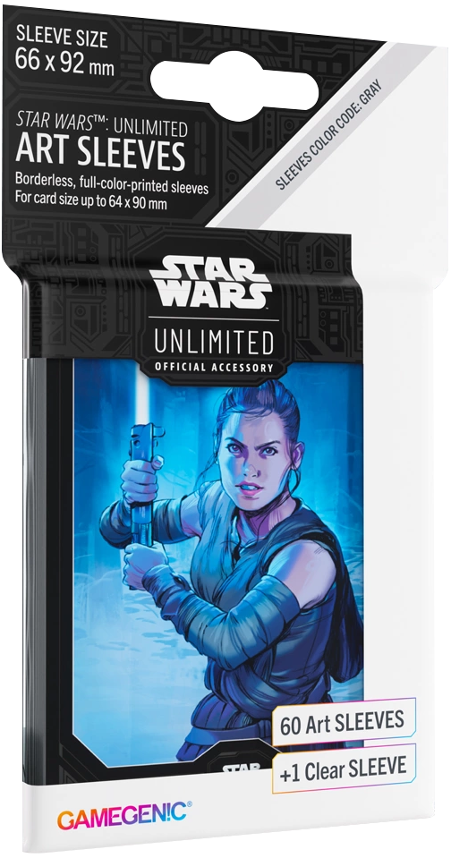 Gamegenic Star Wars: Unlimited - Art Sleeves Standard Size (60+1) - Rey