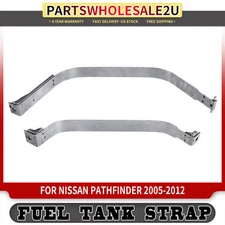 2x Fuel Tank Strap for Nissan Pathfinder 05-12 4.0L 5.6L Petrol DOHC 17406EA000