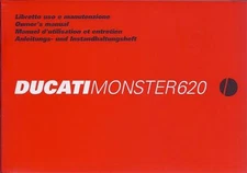 2003 Ducati Monster 620 91370821A original 72 page owners manual mint condition