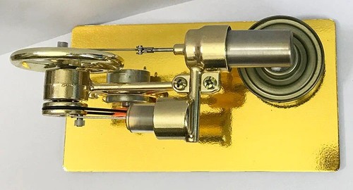 Hot Air Stirling Stream Powered Engine Motor Physics Experiment Model Mini Child - 第 4/4 張圖片