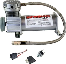 Pewter 400 Air Compressor 165 On 200 Off & Relay For Air Suspension System