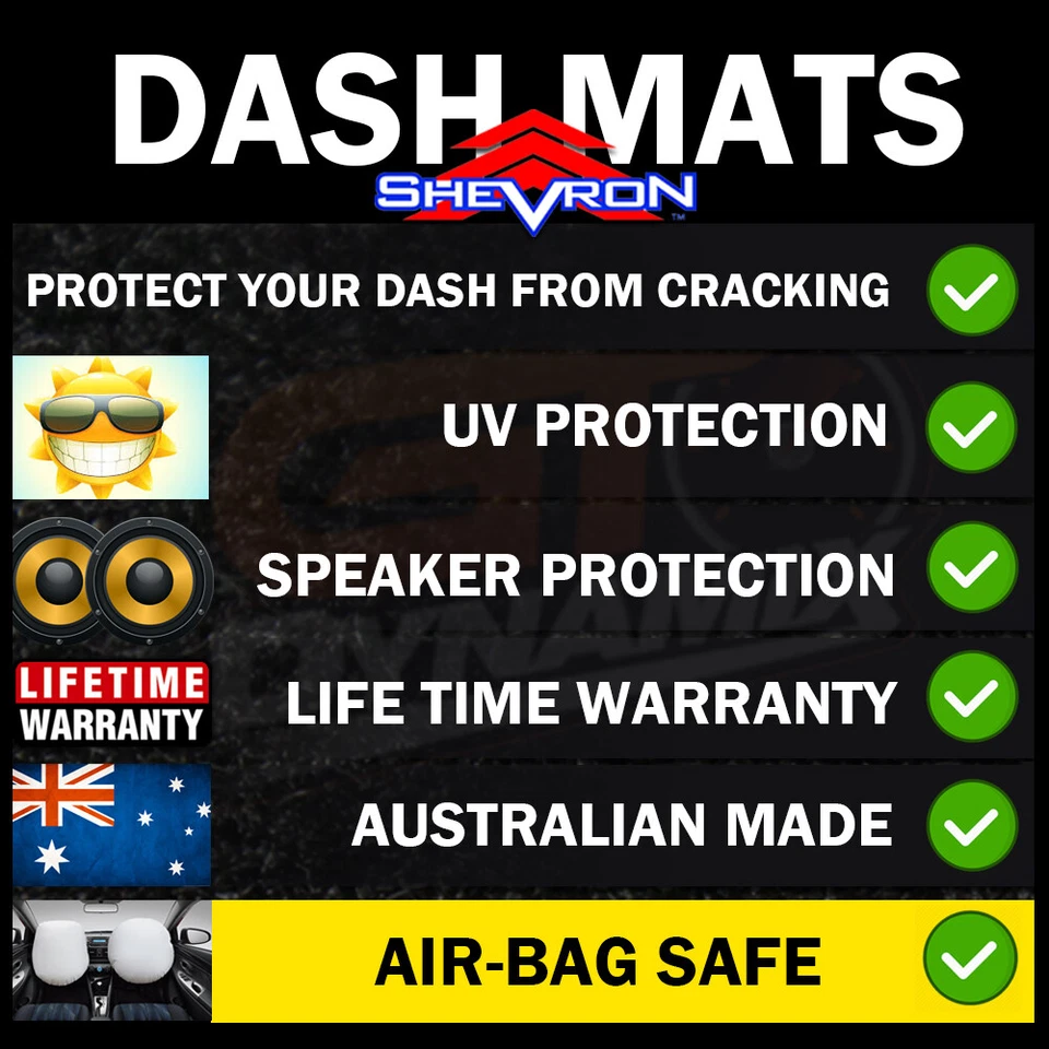 DASH MAT HOLDEN TRAX TJ LS LTZ LT 9/2013-2016 DM1331 BLACK or CHARC - image 3 of 4