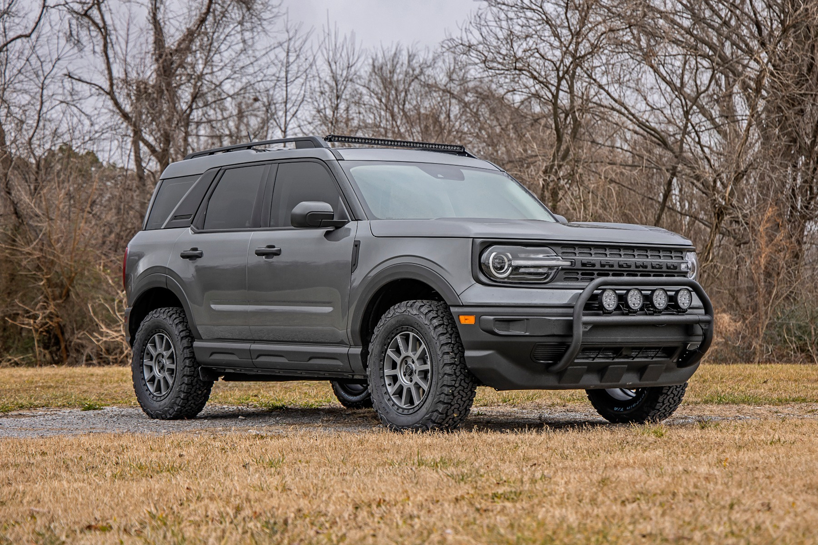 51040 Rough Country Black Nudge Bar for 2021 Ford Bronco Sport 51040 Rough Country Black Nudge Bar for 2021 Ford Bronco Sport