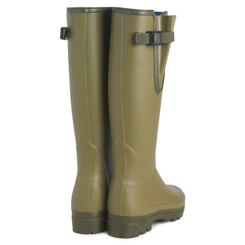Le Chameau Womens Vierzonord Neo Wellington Boots Vert Vierzon - Picture 3 of 7